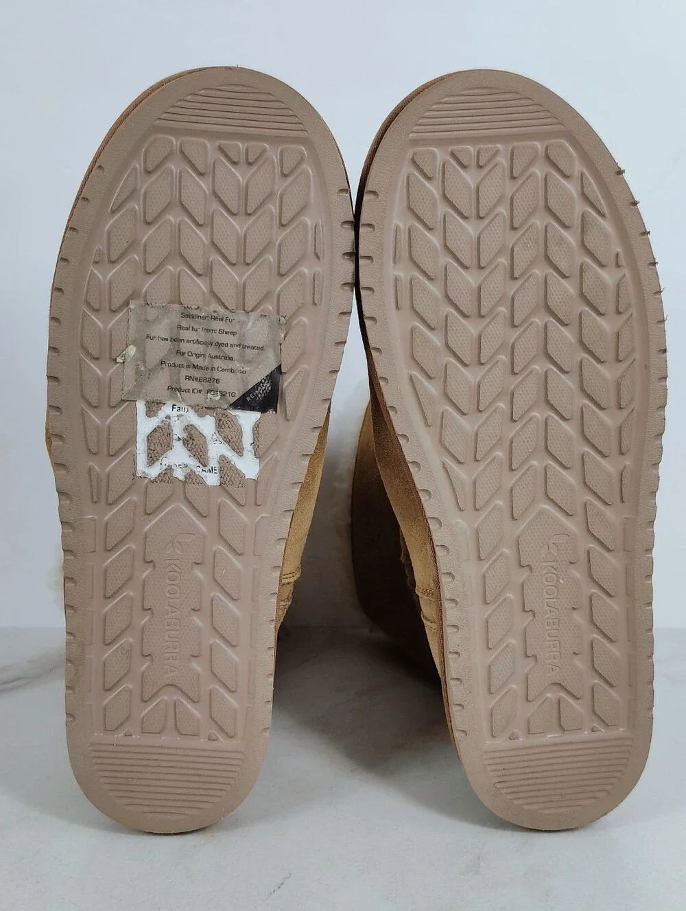 Kookaburra by UGG Aribel Suede Shearling Zip Short Boots, Sz 8
